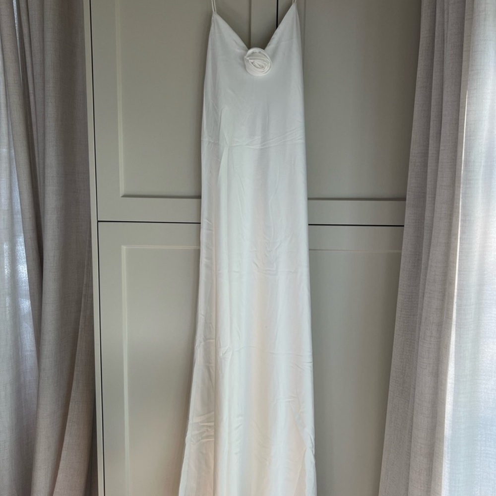 MJ x le rose white slip dress - Picture 5 of 5